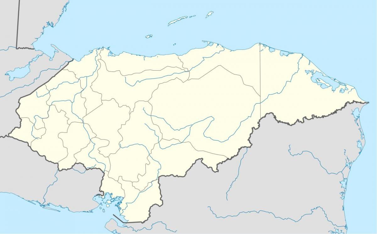 peta yang menunjukkan Honduras