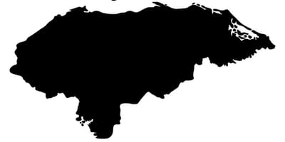 Peta dari Honduras peta vektor